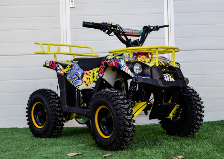 ATV electric pentru copii Kinderauto ECO Torino Cross, 1000W putere, 36V #Graffiti [3]