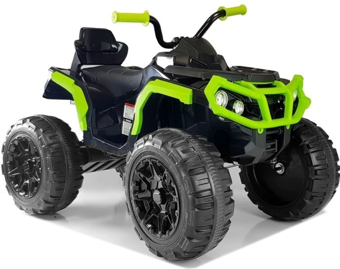 Masinute electrice - ATV electric pentru copii, Kinderauto Offroad 70W 12V PREMIUM, culoare Verde