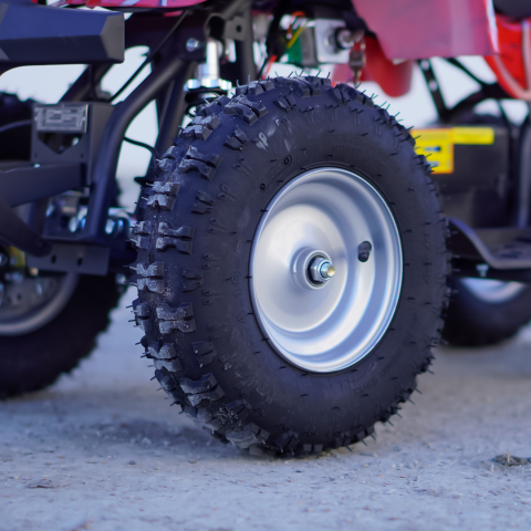 ATV electric pentru copii Kinderauto RedSpider Quad 1000W 36V 12Ah, culoare rosie [9]