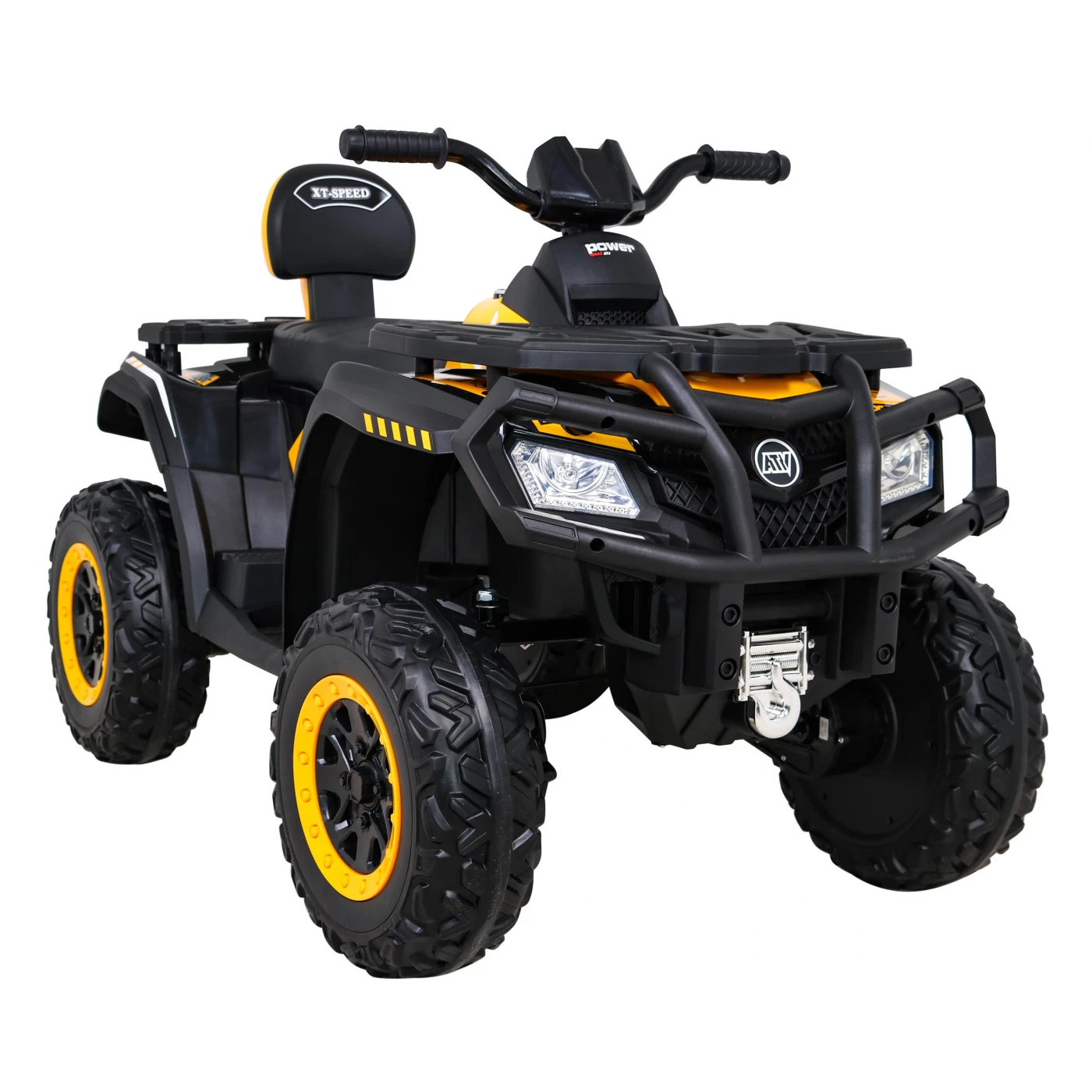 ATV electric pentru copii Kinderauto XT-Speed 180W 24V Premium, culoare Galben [7]