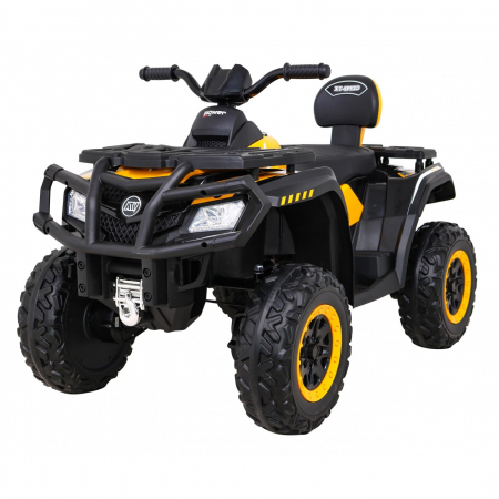 Masinute electrice - ATV electric pentru copii Kinderauto XT-Speed 180W 24V Premium, culoare Galben