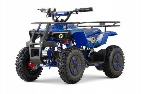 ATV & UTV Electrice - ATV electric pentru copii NITRO Dusty 1000W 36V Snowy tyres, culoare albastru