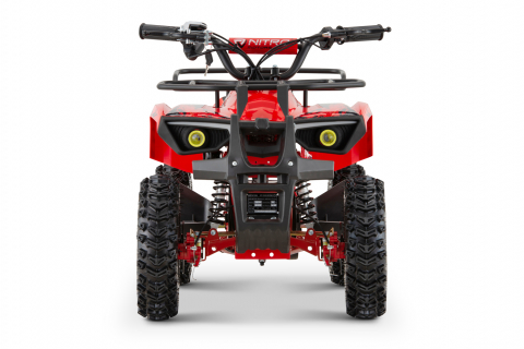 ATV electric pentru copii NITRO Dusty 1000W 36V Snowy tyres, culoare rosie [2]