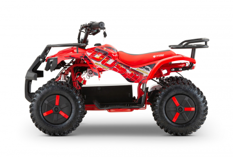 ATV electric pentru copii NITRO Dusty 1000W 36V Snowy tyres, culoare rosie [10]