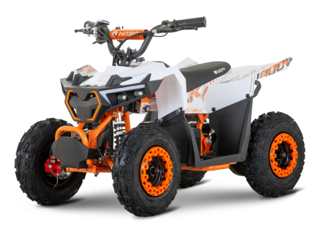 ATV & UTV Electrice - ATV electric pentru copii NITRO HULKI QUAD 1000W 36V, culoare portocalie