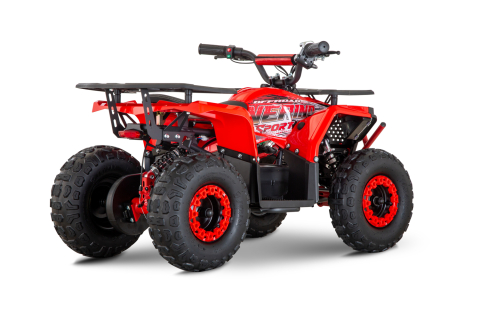 ATV electric pentru copii NITRO Nerino 1200W 48V BTF2 Tyre, culoare rosie [1]