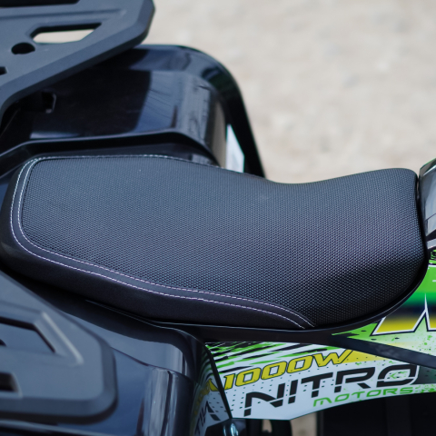 ATV electric pentru copii NITRO Nerino 1000W 48V BTF Tire XL, Verde [14]