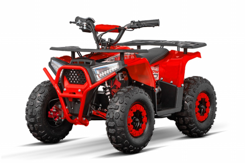 ATV electric pentru copii NITRO Nerino 1200W 48V BTF2 Tyre, culoare rosie [6]