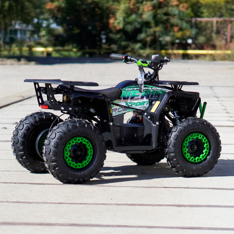 ATV electric pentru copii NITRO Nerino 1200W 48V BTF2 Tyre, culoare verde [5]