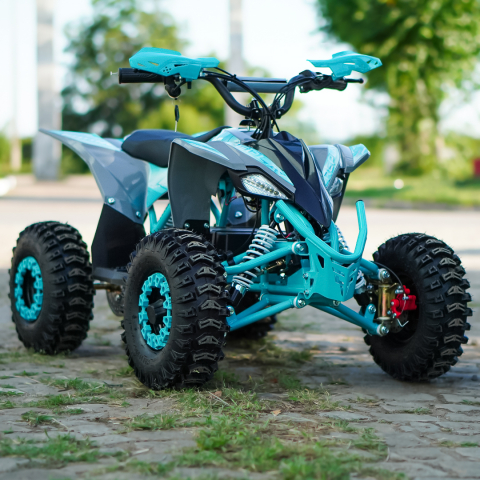 ATV electric pentru copii NITRO Replay Sport 1200W 48V Snowy Tyre XL, Albastru [1]