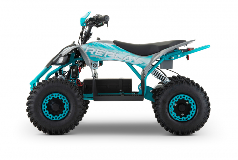 ATV electric pentru copii NITRO Replay Sport 1200W 48V Snowy Tyre XL, Albastru [15]