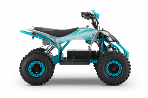 ATV electric pentru copii NITRO Replay Sport 1200W 48V Snowy Tyre XL, Albastru [16]