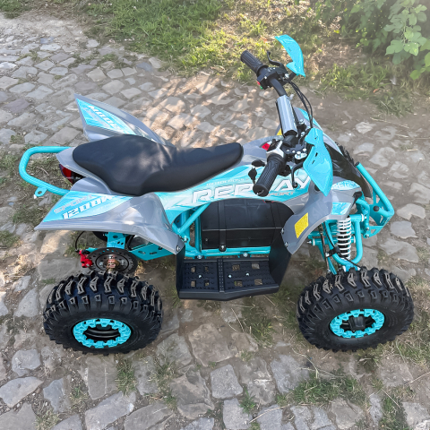 ATV electric pentru copii NITRO Replay Sport 1200W 48V Snowy Tyre XL, Albastru [8]