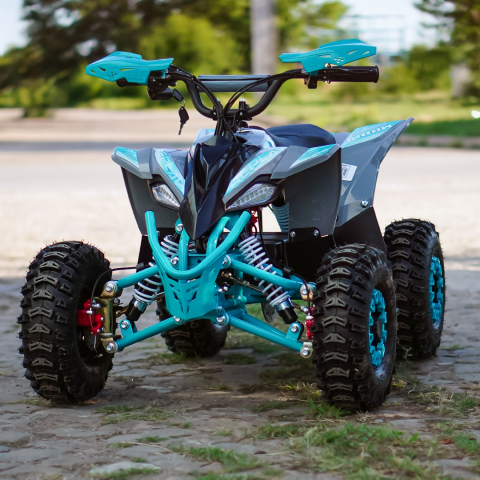 ATV electric pentru copii NITRO Replay Sport 1200W 48V Snowy Tyre XL, Albastru [2]