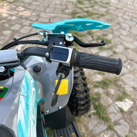 ATV electric pentru copii NITRO Replay Sport 1200W 48V Snowy Tyre XL, Albastru [12]