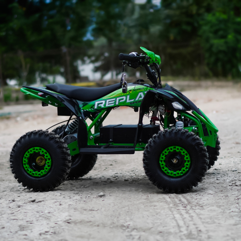ATV electric pentru copii NITRO Replay Sport 1200W 48V Snowy Tyre XL, Verde [8]