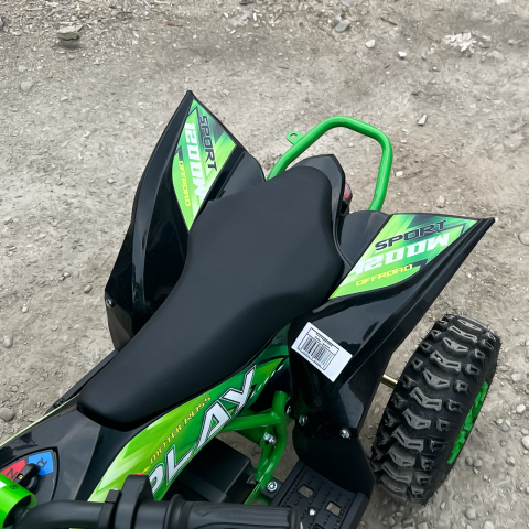 ATV electric pentru copii NITRO Replay Sport 1200W 48V Snowy Tyre XL, Verde [16]