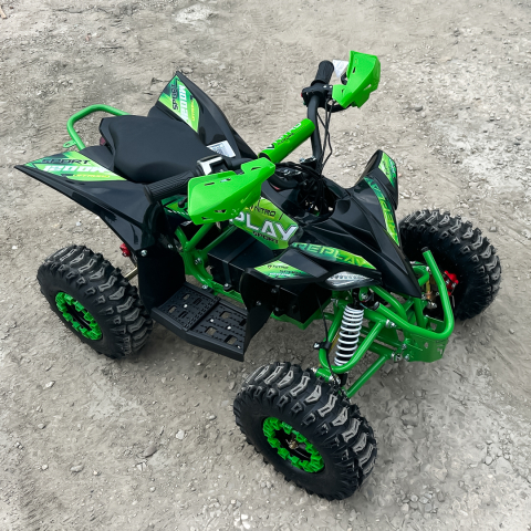 ATV electric pentru copii NITRO Replay Sport 1200W 48V Snowy Tyre XL, Verde [10]
