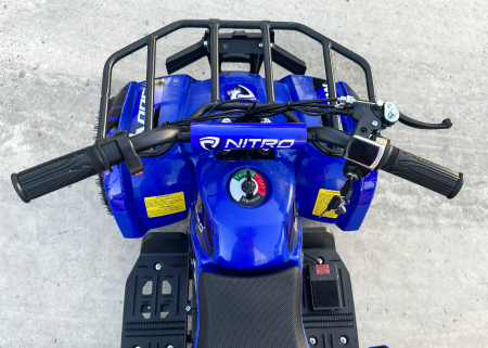 ATV electric pentru copii NITRO Torino Quad 1000W 36V, culoare Albastra [8]