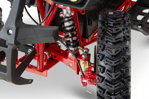 ATV electric pentru copii NITRO Dusty 1000W 36V Snowy tyres, culoare albastru [4]