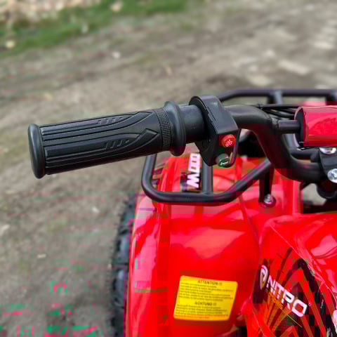 ATV electric pentru copii NITRO Torino Quad 1000W 36V, culoare Rosie [17]