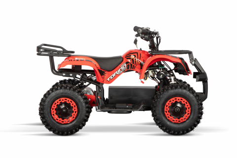 ATV electric pentru copii NITRO Torino Quad 1000W 36V, Snowy tyres, Rosu [6]