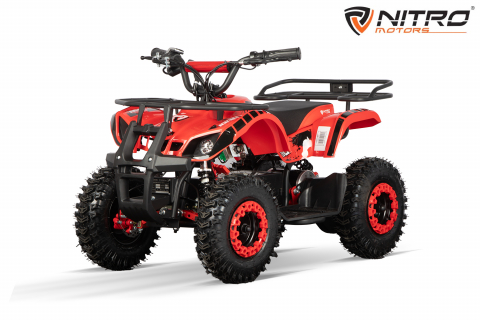 ATV electric pentru copii NITRO Torino Quad 1000W 36V, Snowy tyres, Rosu [1]
