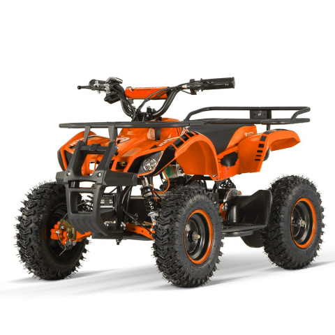 ATV & UTV Electrice - ATV electric pentru copii NITRO Torino Quad 1000W 48V cu anvelope 13x4.10-6, culoare portocaliu
