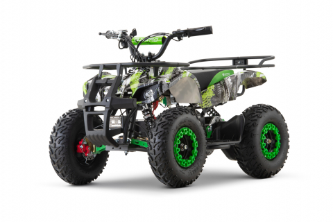ATV & UTV Electrice - ATV electric pentru copii NITRO Torino Quad 1200W 48V Big Tyre, culoare Green Grafiti