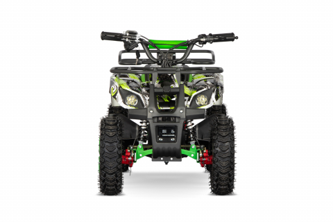 ATV electric pentru copii NITRO Torino Quad 1200W 48V snowy tyres, Green Grafiti [5]