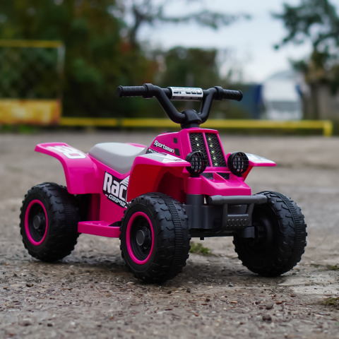 ATV electric pentru fetite, Kinderauto CUBA 35W 6V cu telecomanda inclusa, Rose [1]