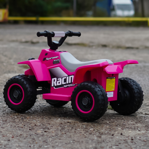 ATV electric pentru fetite, Kinderauto CUBA 35W 6V cu telecomanda inclusa, Rose [5]