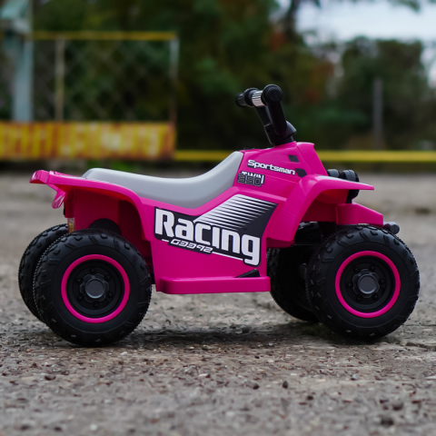 ATV electric pentru fetite, Kinderauto CUBA 35W 6V cu telecomanda inclusa, Rose [7]