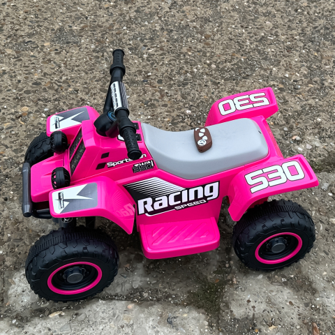 ATV electric pentru fetite, Kinderauto CUBA 35W 6V cu telecomanda inclusa, Rose [9]