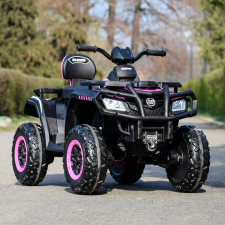 ATV electric pentru fetite Kinderauto XT-Speed 180W 24V Premium, culoare Roz [1]