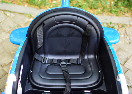 Avion electric pentru copii Eyas plane BJ20201 60W 12V, telecomanda, culoare Albastru [9]