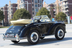 Mercedes 300S OldTimer, negru pentru copii 2-6 ani [5]