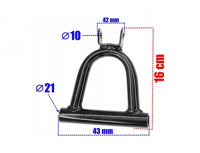 Partea superioara a bratului oscilant fata pentru 110cc, 125cc, Quad electric [1]