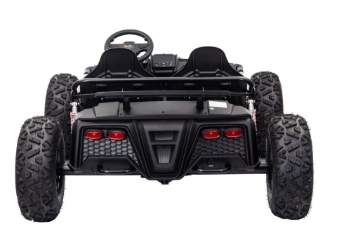 Buggy electric pentru 2 copii, Kinderauto General, 800W 48V 20Ah, roti gonflabile,  music player, negru [4]
