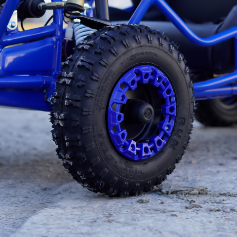 Buggy electric pentru 2 copii NITRO Gokart Hunt 650W 36V 20Ah, culoare albastra [12]