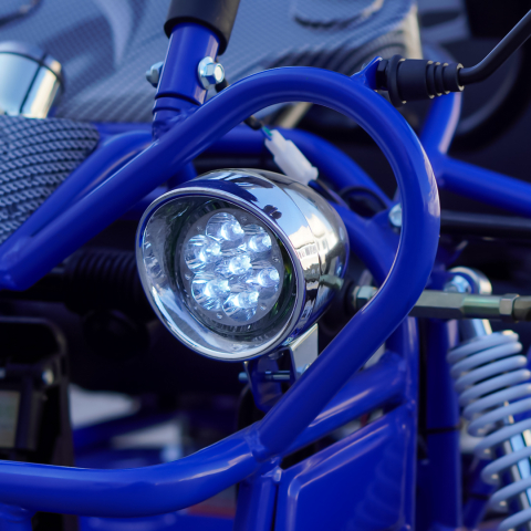 Buggy electric pentru 2 copii NITRO Gokart Hunt 650W 36V 20Ah, culoare albastra [14]