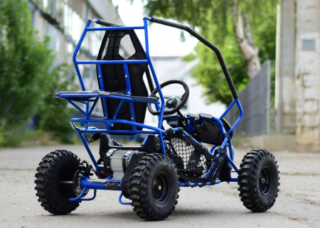 Buggy electric pentru copii NITRO Crosser 1000W 36V #Albastru [3]