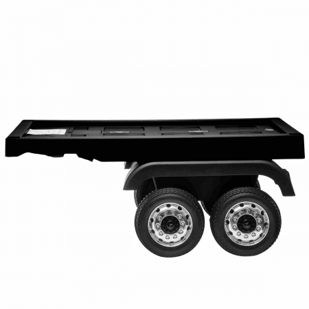 Camion electric Mercedes ACTROS 4x4 180W 12V Premium, cu platforma, culoare Neagra [5]