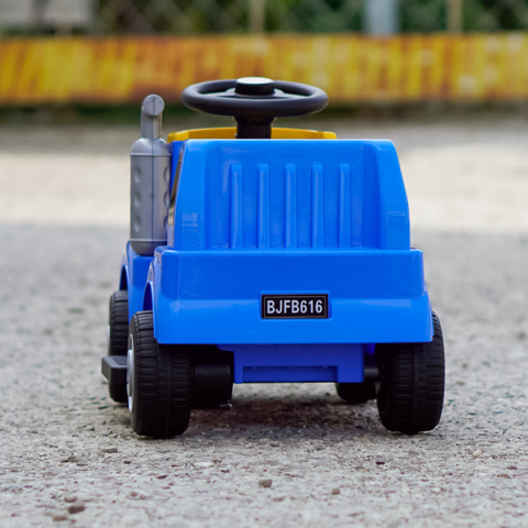 Camion electric multifunctional 2 in1 Lightning 33 pentru copii 18-36 luni,  30W 6V, culoare dark blue [7]