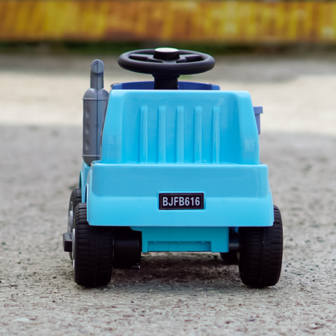 Camion electric multifunctional 2 in1 Lightning 33 pentru copii 18-36 luni,  30W 6V, culoare Light blue [8]