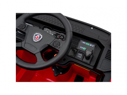 Camion electric pentru copii SCANIA R-SERIES 4x4 180W 12V 14Ah PREMIUM, rosu [18]