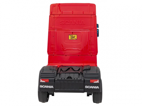 Camion electric pentru copii SCANIA R-SERIES 4x4 180W 12V 14Ah PREMIUM, rosu [20]