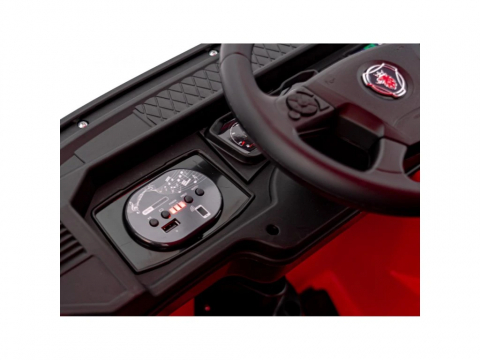 Camion electric pentru copii SCANIA R-SERIES 4x4 180W 12V 14Ah PREMIUM, rosu [19]