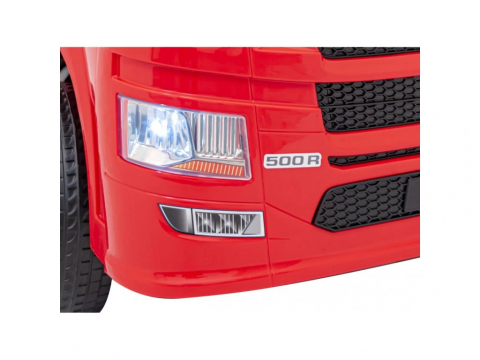 Camion electric pentru copii SCANIA R-SERIES 4x4 180W 12V 14Ah PREMIUM, rosu [23]
