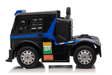 Camion electric pentru copii, Mercedes-Benz Axor 90W 12V PREMIUM, culoare Navy blue [3]